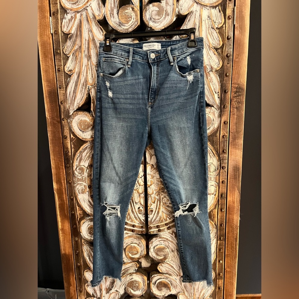 Abercrombie & Fitch Super Skinny Ankle High Rise